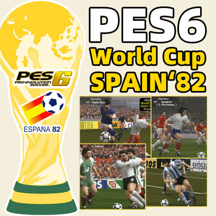 PES6 World Cup Spain 1982 patch mod