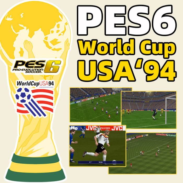 PES6 World Cup USA 1994 patch mod