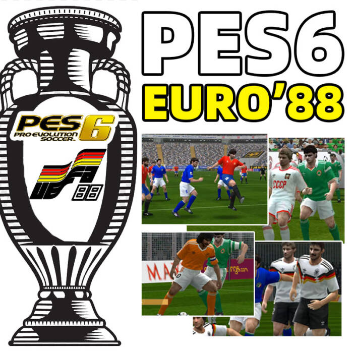 PES6 UEFA EURO 1988 game patch mod
