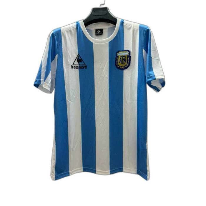 World Cup 86 Argentina Jersey Home kit 1986 retro reissue free shipping