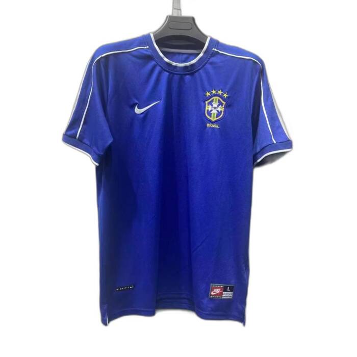 World Cup 98 Brazil Jersey Away kit 1998 retro reissue free shipping