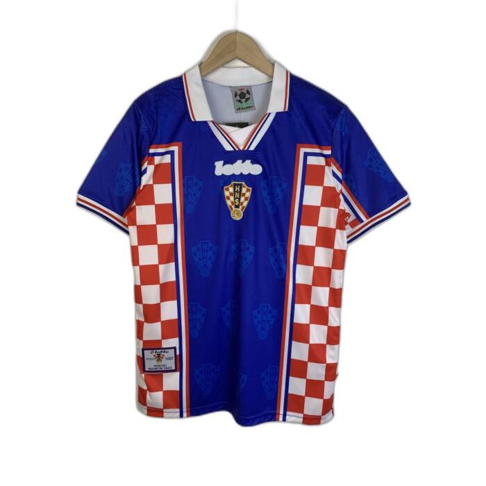 World Cup 98 Croatia Jersey Away kit 1998 retro reissue free shipping