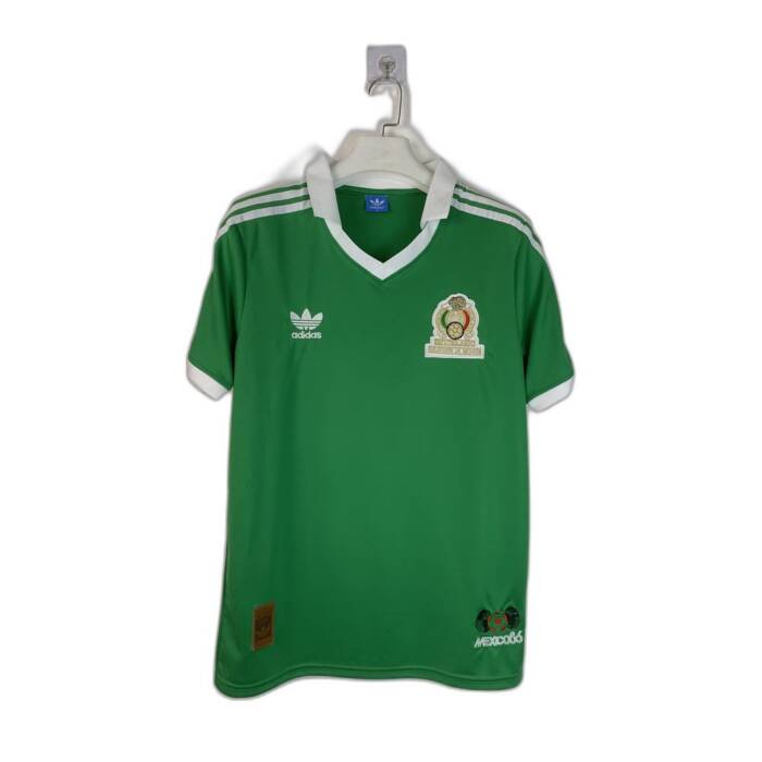World Cup 86 Mexico Jersey Home kit 1986 retro reissue free shipping
